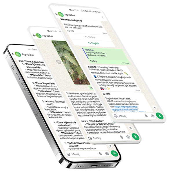 AgriGO WhatsApp sohbet ekranı
