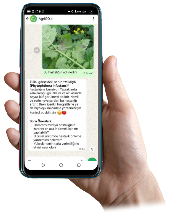 AgriGO WhatsApp tarım rehberi
